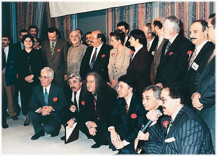 At the meeting 'Tolerance Awards' in 1996