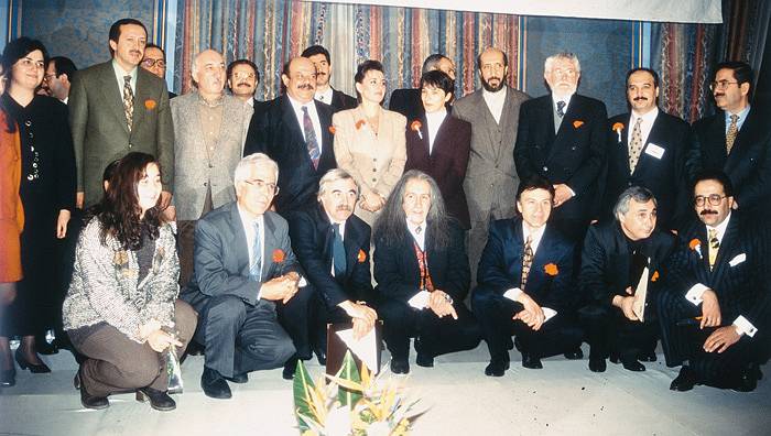 At the meeting 'Tolerance Awards' in 1996
