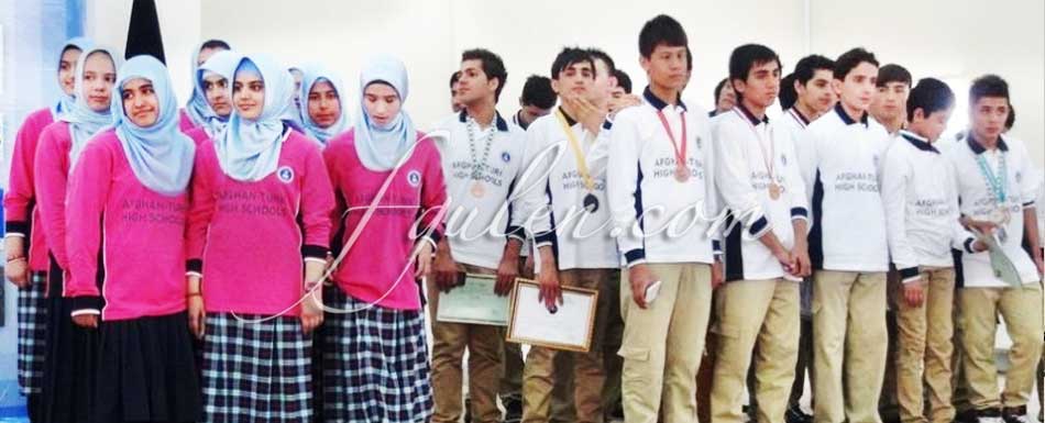 Afgan-Türk okulları, Afganistan'a 75 madalya kazandırdı