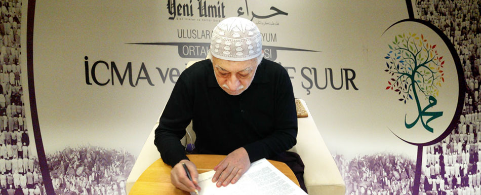 Fethullah Gülen Hocaefendi'nin 'Ortak Yol Haritası: İcma ve Kolektif Şuur' sempozyumuna gönderdiği mesaj