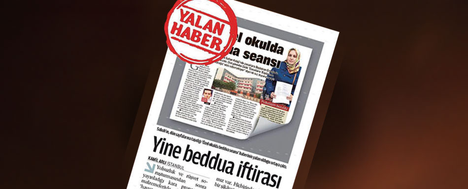 ‘Okulda beddua seansları’ iftirası yargıdan döndü 