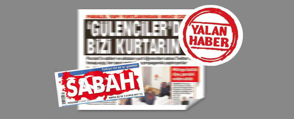 Sabah’ın haberi iftira, ismi geçenler öğrencimiz değil