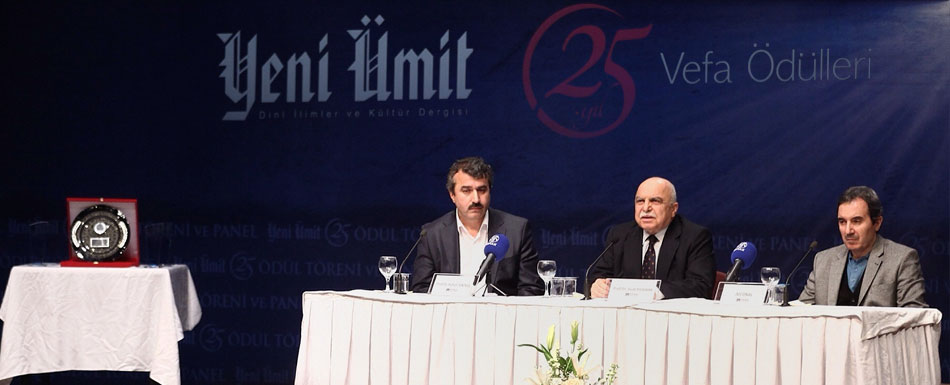 Yeni Ümit Dergisi 25. yılını, vefa gecesiyle kutladı